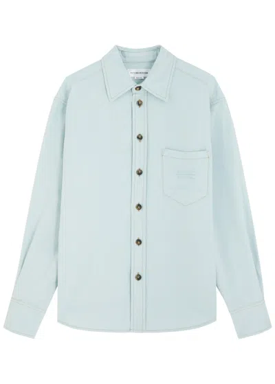 Victoria Beckham Logo Denim Shirt