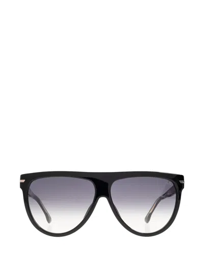 Victoria Beckham Logo-detail Sunglasses In Black