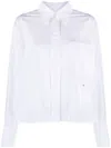 Victoria Beckham White Regular Solid Shirt In White