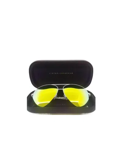 Victoria Beckham Logo Gradient Sunglasses In Silver
