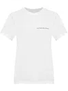 Victoria Beckham Womens White Logo-print Regular-fit Organic-cotton Jersey T-shirt Xl In White