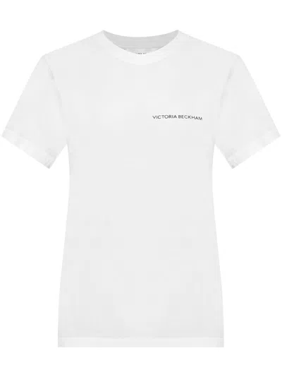 VICTORIA BECKHAM LOGO-PRINT T-SHIRT