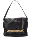 Victoria Beckham Logo Puffy Chain Leather Satchel