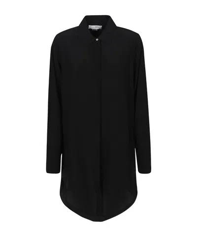 Victoria Beckham Logo Shirt In Black