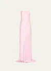 Victoria Beckham Long Backless Cami Dress In Petunia