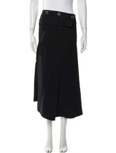 Pre-owned Victoria Beckham Long Skirt In Black
