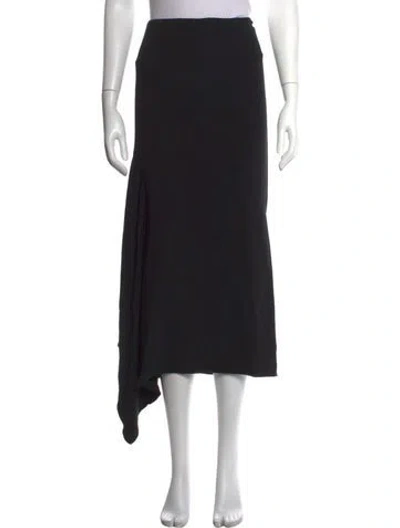 Pre-owned Victoria Beckham Long Skirt In Black
