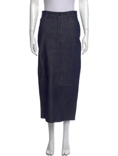 Pre-owned Victoria Beckham Long Skirt In Blue
