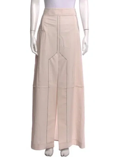 Pre-owned Victoria Beckham Long Skirt In Pink