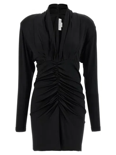 Victoria Beckham 'long Sleeve Ruched Mini' Dress