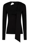 Victoria Beckham Long-sleeved Tops In Black