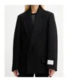 Victoria Beckham Double-breasted Blazer In Black