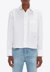 Victoria Beckham White Regular Solid Shirt In White