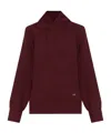 Victoria Beckham Shawl-collar Jumper In Brown