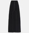 VICTORIA BECKHAM LOW-RISE MAXI SKIRT