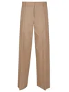 VICTORIA BECKHAM LOW RISE SEAM-DETAIL TROUSER