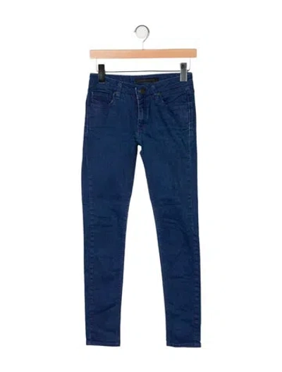 Pre-owned Victoria Beckham Low-rise Skinny Leg Jeans In Blue