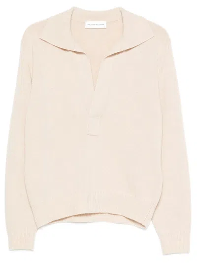 Victoria Beckham Genevieve Sweater Elderberry Color In Gold