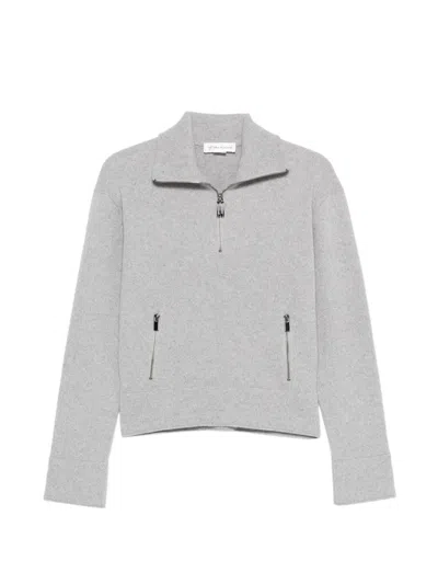 VICTORIA BECKHAM MILANO HALF-ZIP SWEATER IN WOOL BLEND