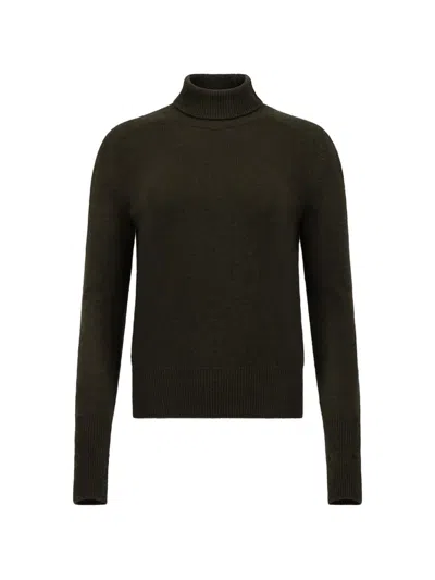 Victoria Beckham Marie Roll-neck Sweater In Green