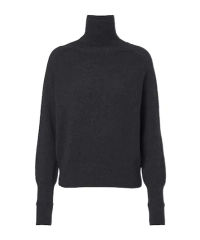 Victoria Beckham Marie Wool Turtleneck Sweater In Black
