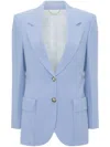 Victoria Beckham Wool Patch Pocket Jacket