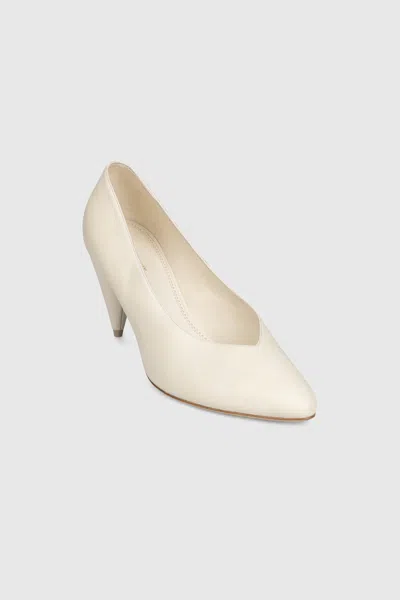 Victoria Beckham Maverick Pump 80 Nappa Leather In White
