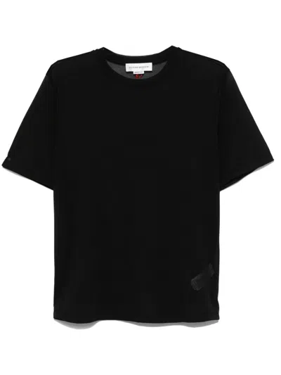 Victoria Beckham Mélange Tank Top In Black