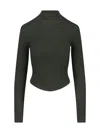 Victoria Beckham Merino Wool Sweater In Gray