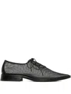 Victoria Beckham Mesh Lace-up Oxfords