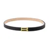 Victoria Beckham Micro Frame Belt In Neutral