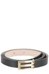 Victoria Beckham Micro Frame Belt In Gray