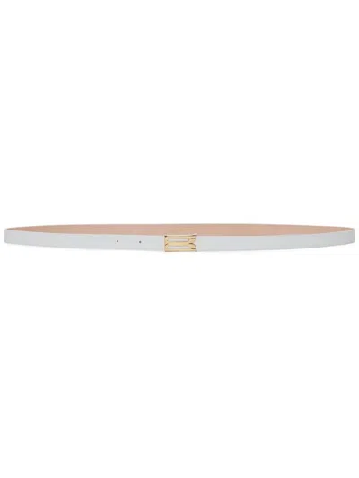 Victoria Beckham Micro Frame Belt In White