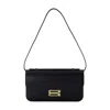 Victoria Beckham Midi Dorian Pochette Pouch In Black