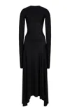 Victoria Beckham Midi Dress In Black