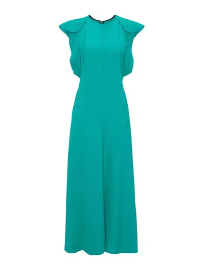Victoria Beckham Waistcoatido Midi - Verde