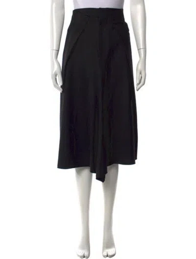 Pre-owned Victoria Beckham Midi Length Skirt In Black