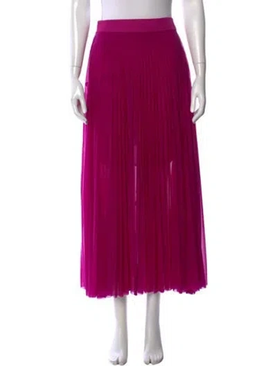 Pre-owned Victoria Beckham Midi Length Skirt In Purple