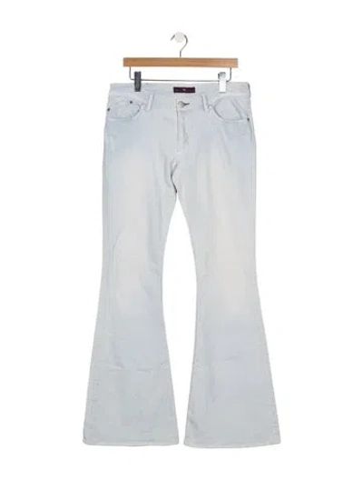 Pre-owned Victoria Beckham Mid-rise Flared Jeans In Blue