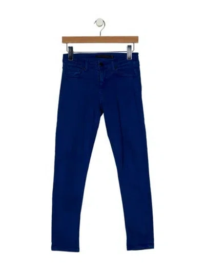 Pre-owned Victoria Beckham Mid-rise Skinny Leg Jeans In Blue