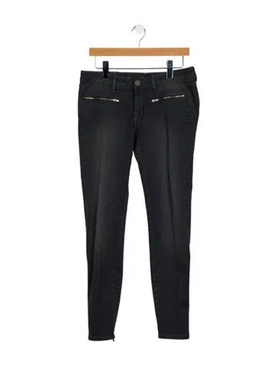 Pre-owned Victoria Beckham Mid-rise Skinny Leg Jeans In Gray