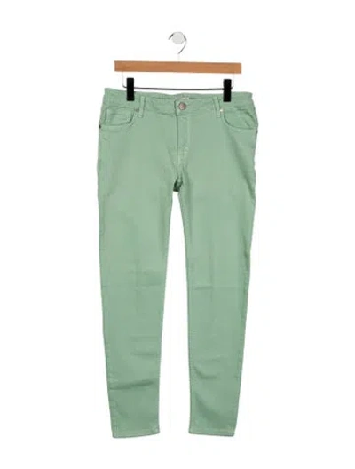 Pre-owned Victoria Beckham Mid-rise Skinny Leg Jeans W/ Tags In Green