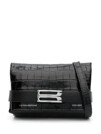 Victoria Beckham Mini B Pouch Cross Body Bag In Schwarz