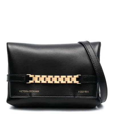 Victoria Beckham Mini Chain-detail Pouch Bag In Black