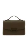 Victoria Beckham Mini Bag With Top Handle And Adjustable Strap In Brown