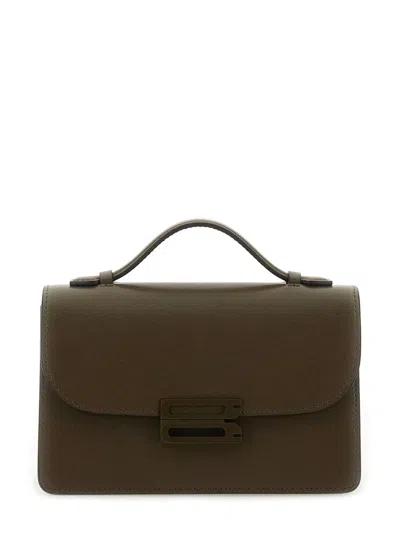 Victoria Beckham Mini "dorian" Bag In Brown