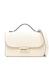 Victoria Beckham Mini Dorian Leather Shoulder Bag In White