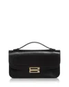 Victoria Beckham Mini Dorian Leather Shoulder Bag In Black