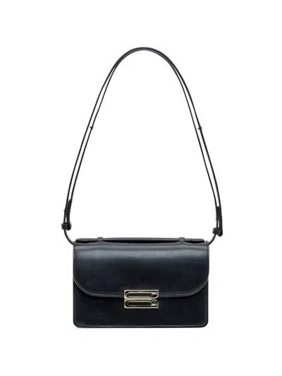 Victoria Beckham Mini Dorian Logo-detail Leather Shoulder Bag In Pink