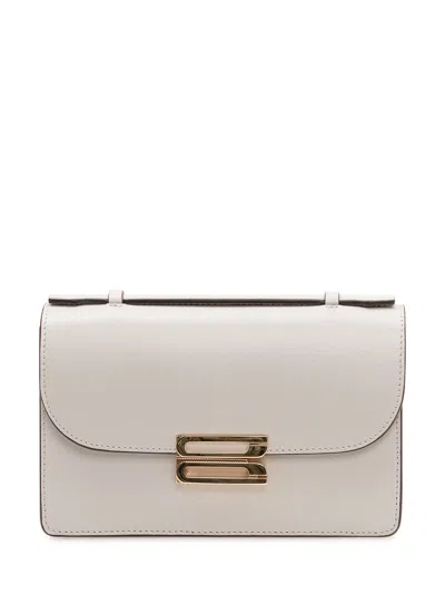 Victoria Beckham Mini Dorian Shoulder Bag In White